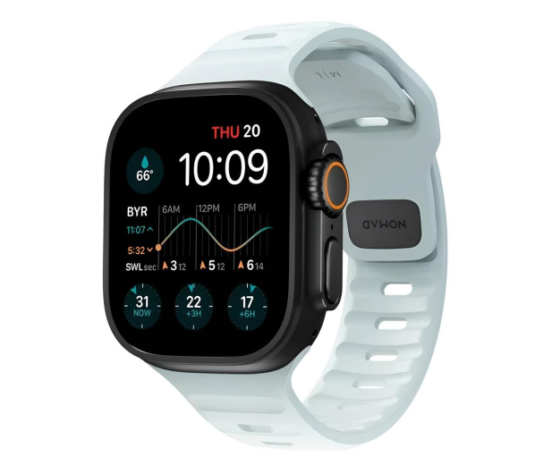 Nomad Sport Strap Apple Watch 49/46/45/44/42mm Ice Blue Glow - 1312863 - zdjęcie